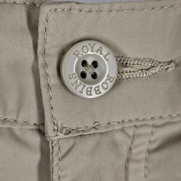 ROYAL ROBBINS WOMEN'S TAN WALKING/HIKING LIGHTWEIGHT STRETCH ROLL UP PANT SIZE 6 - Picture 6 of 14